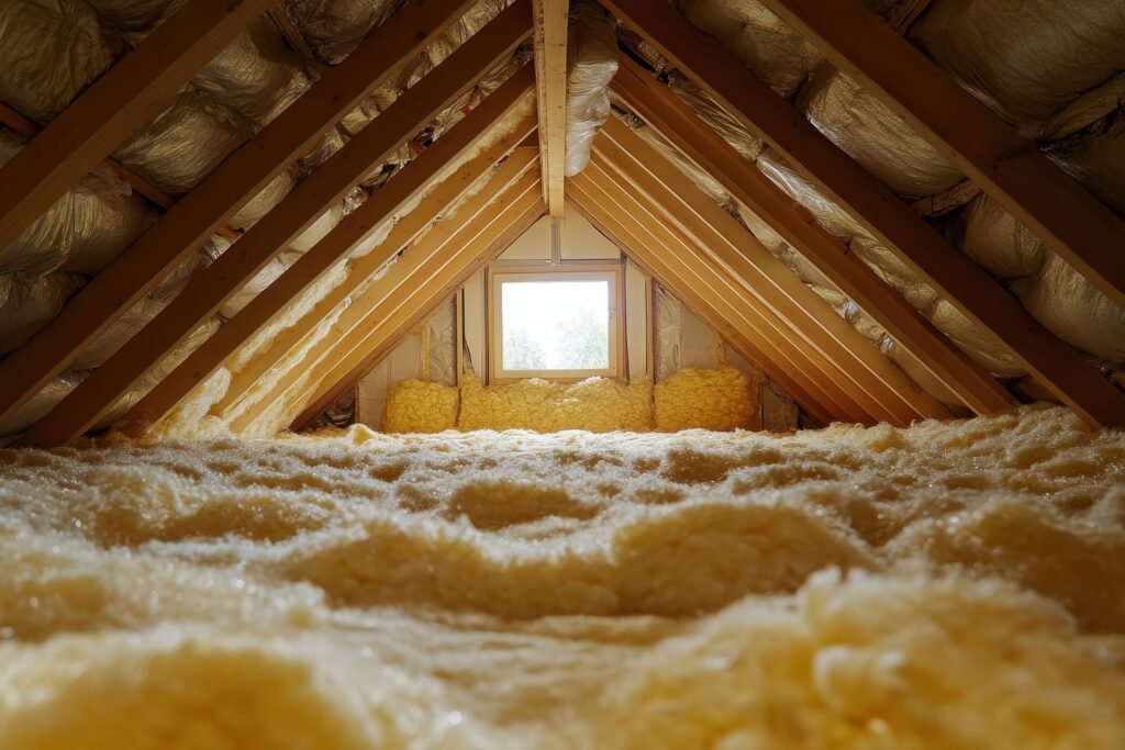 Chambre parentale sous combles — H2A